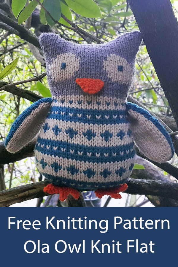 Ola Owl Free Knitting Pattern