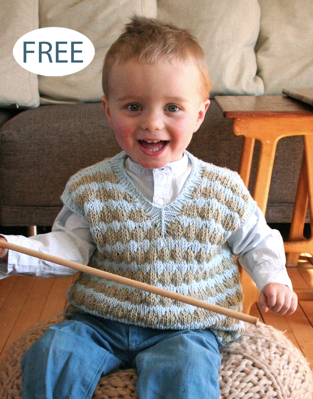 Arkiv Vest Knitting Pattern 