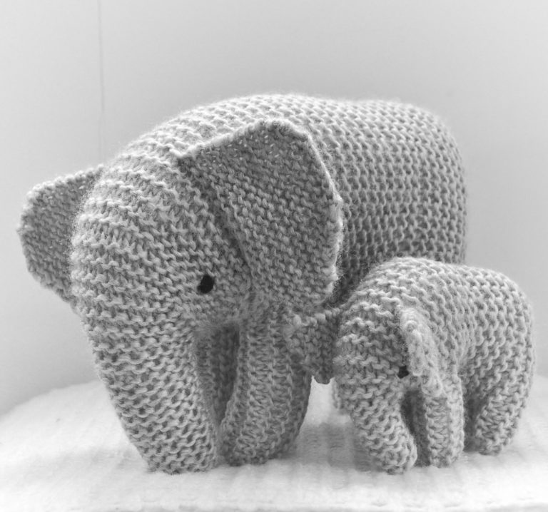 Free Knitting Pattern for Oliphaunt Elephant Toy
