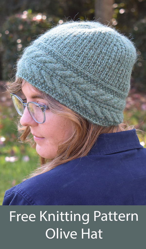 Olive Hat Free Knitting Pattern