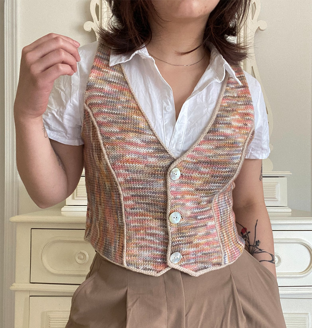 Olivier Vest Knitting Pattern