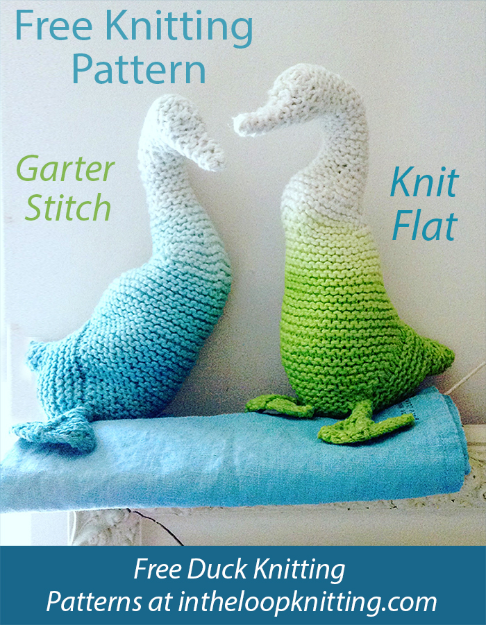 Free Ombre Duck Knitting Pattern