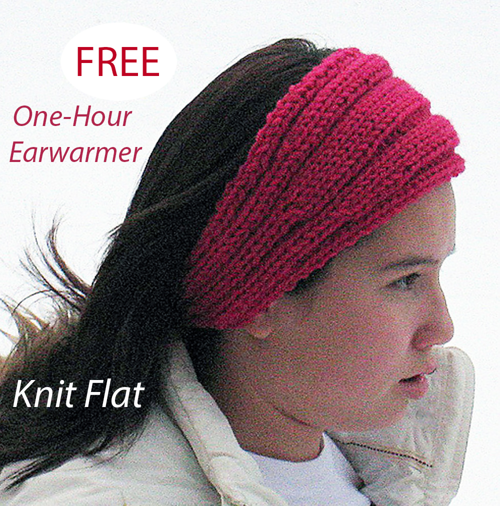 Free One-Hour Earwarmer Knitting Pattern