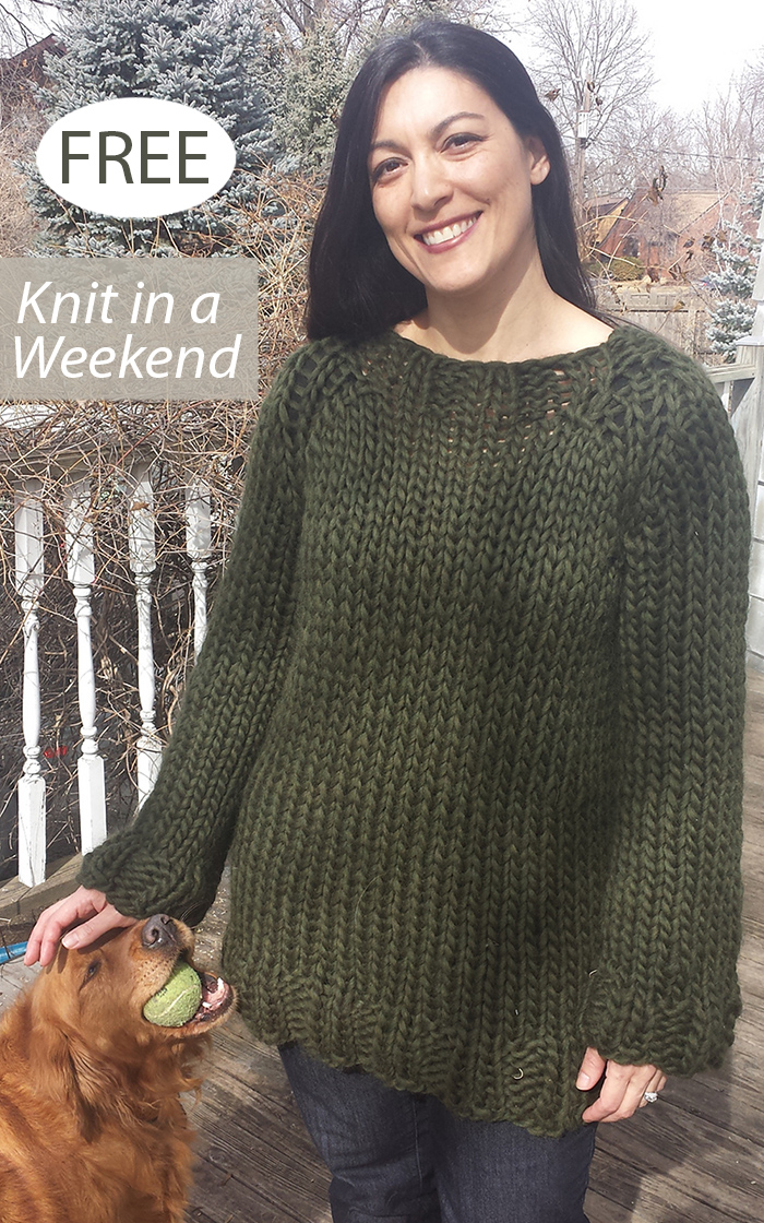 Free One Night Sweater Knitting Pattern