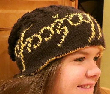Free knitting pattern for One Ring Hat and more Lord of the Rings knitting patterns