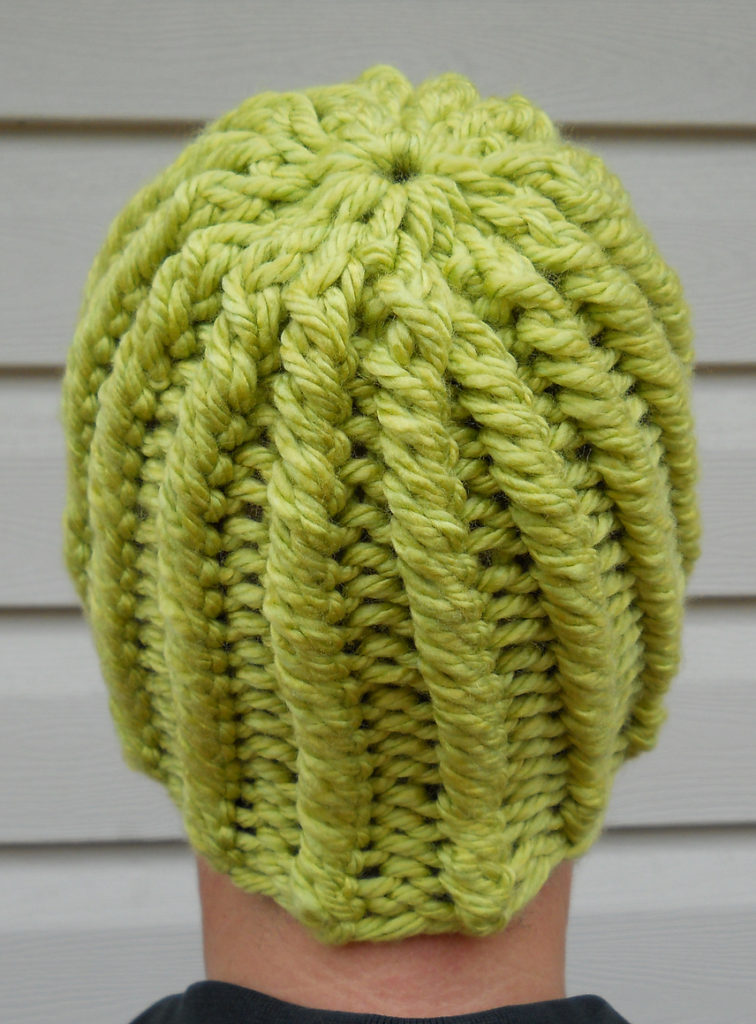 Free Knitting Pattern for One Row Repeat Hat
