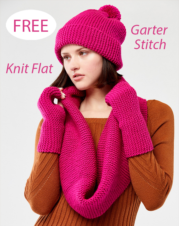 Free Beginner Garter Set Knitting Pattern
