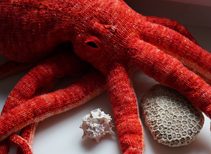 Opus the Octopus Free Knitting Pattern and sea animal knitting patterns