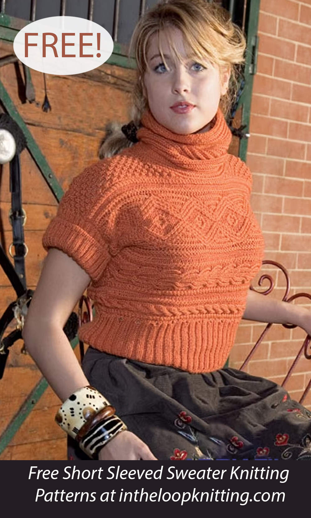 Free Women's Sweater Knitting Pattern Orsa Minore