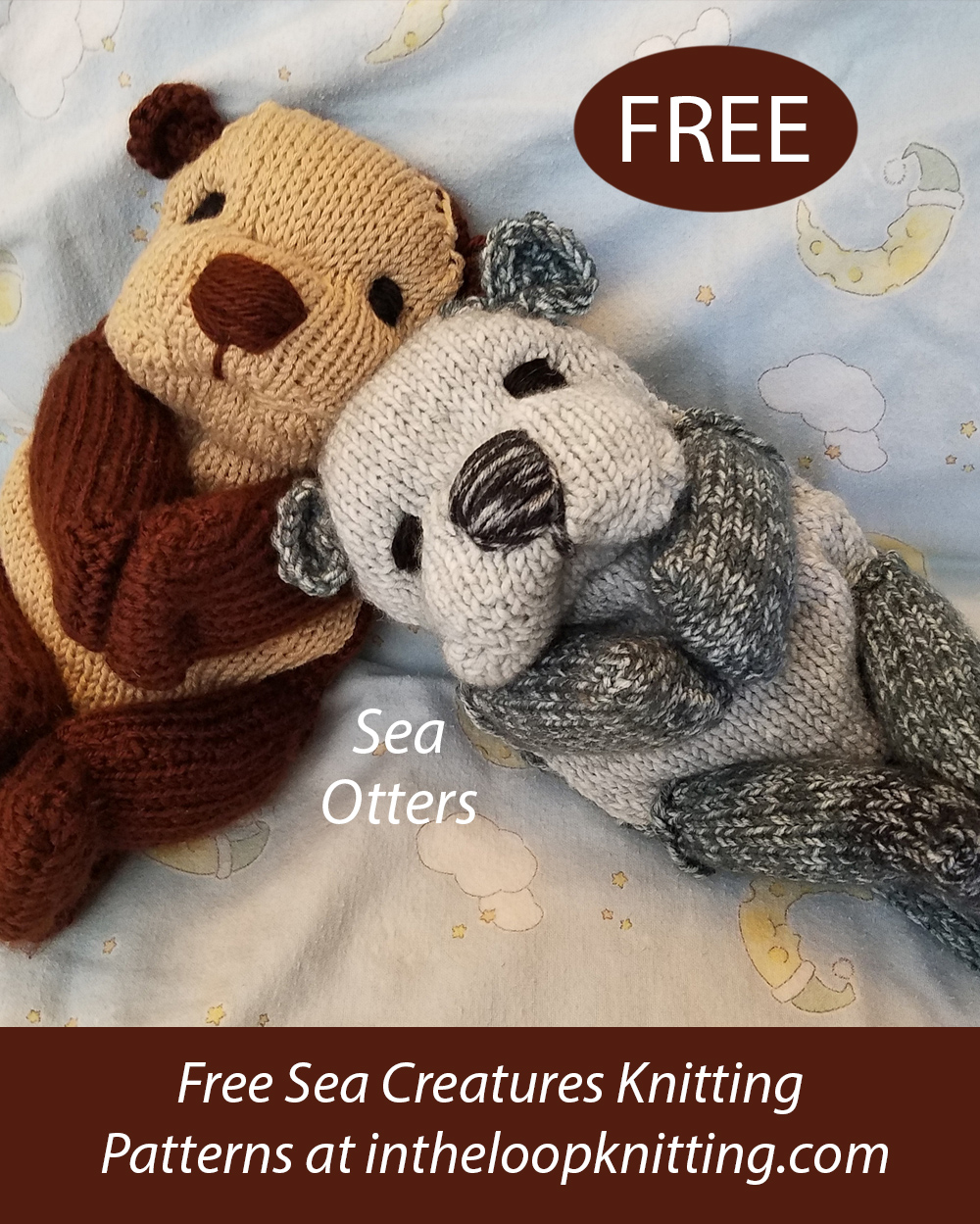 Free Sea Otter Knitting Pattern