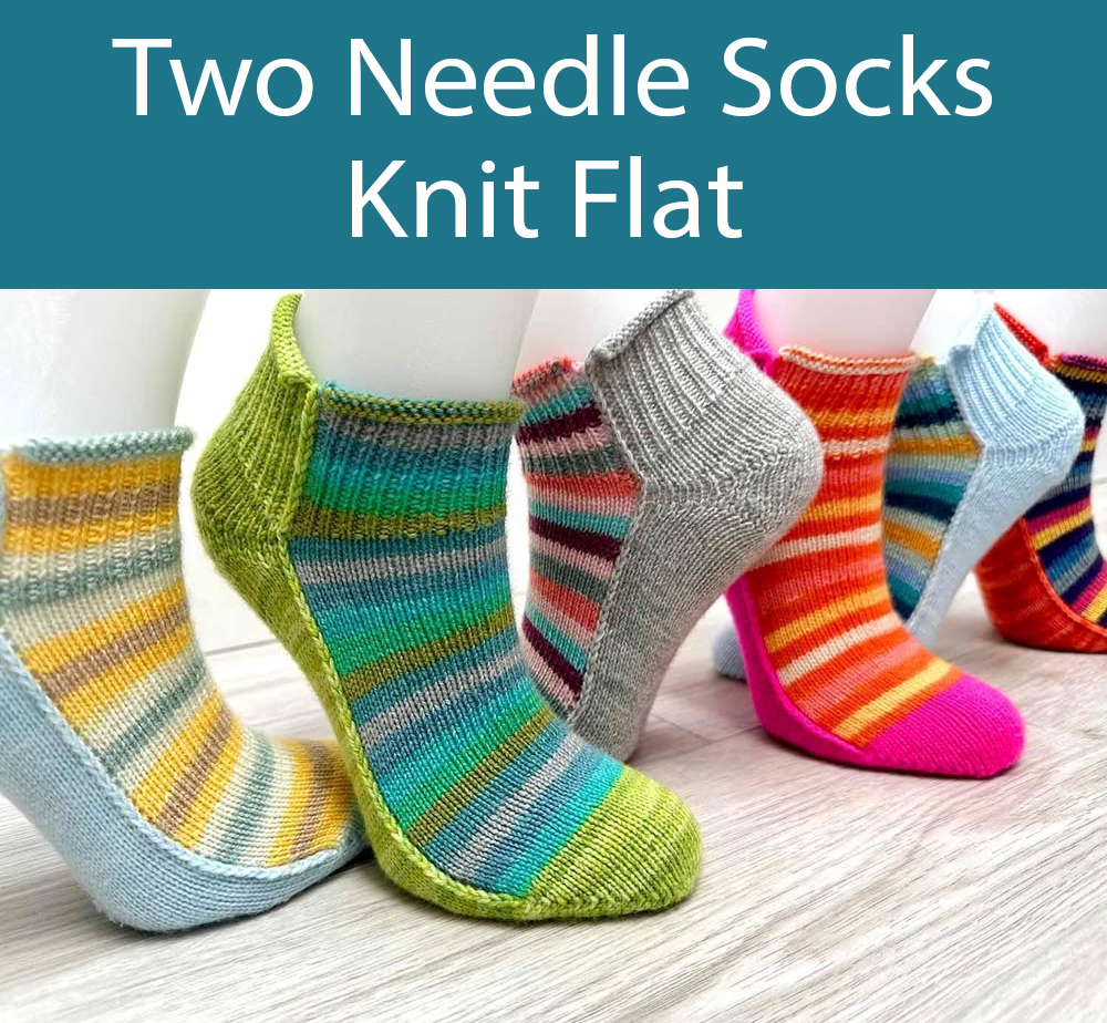 Easy Over Easy Socks on 2 Needles Knitting Patterns