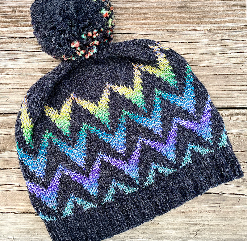 Over the Mountain Hat Knitting Pattern