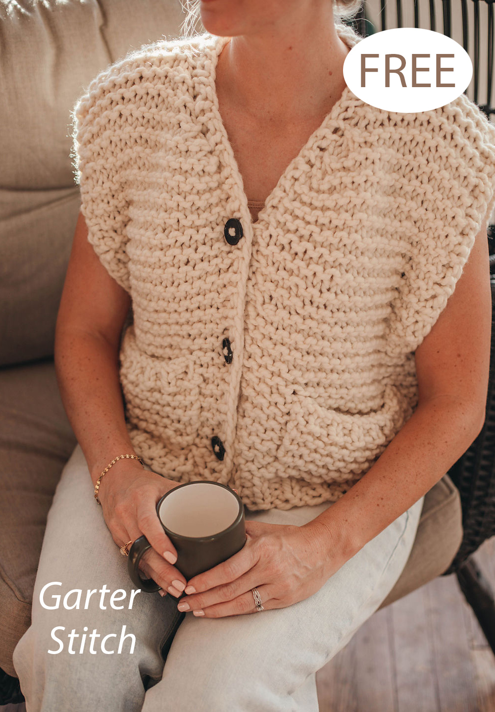 Free Knitting Pattern Quick Garter Vest