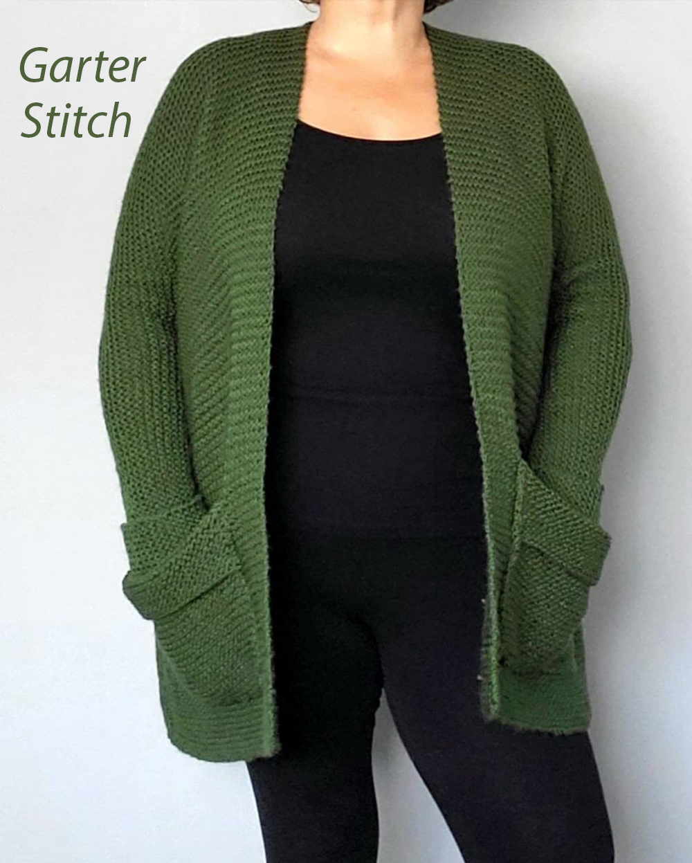 Garter Cardigan Knitting Pattern