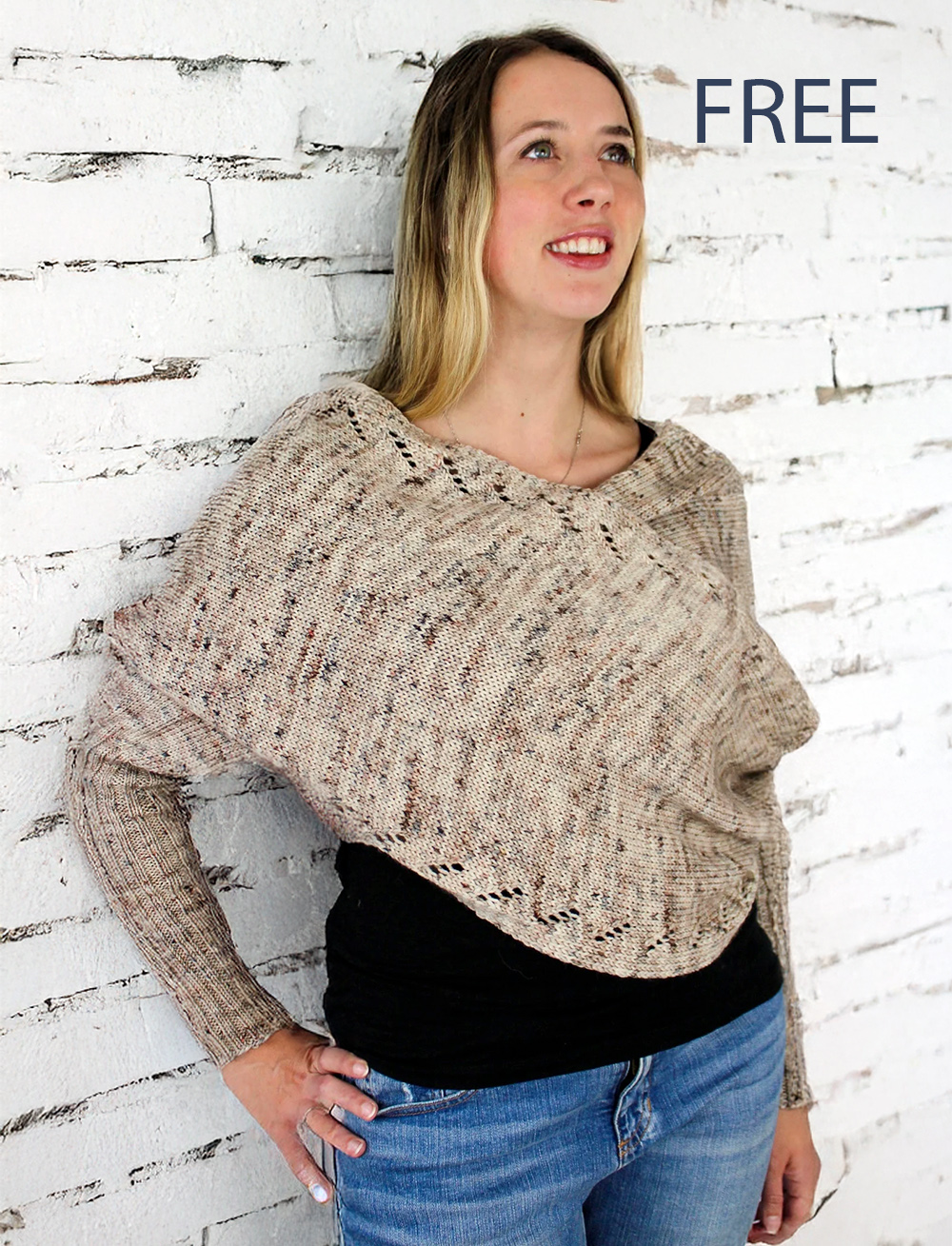Overwild Sweater Wrap Free Knitting Pattern
