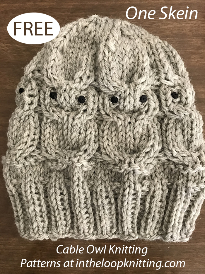 Free Knitting Pattern Owlette Hat