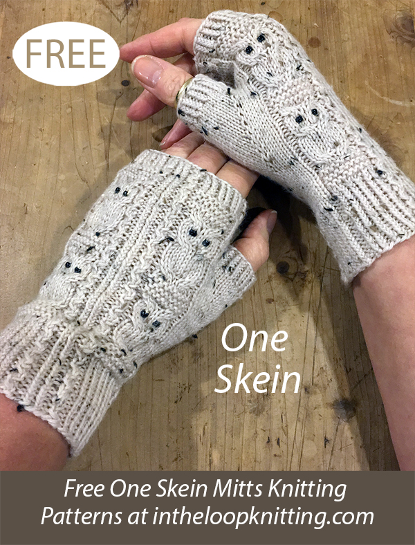 Free Owlie Mitts Knitting Pattern