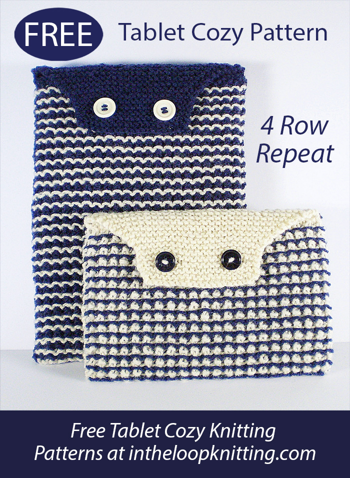 Free Oxford Envelope Tablet Cover Knitting Pattern