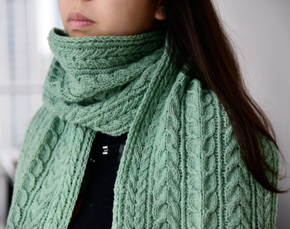 Pace Yourself Scarf  knitting pattern