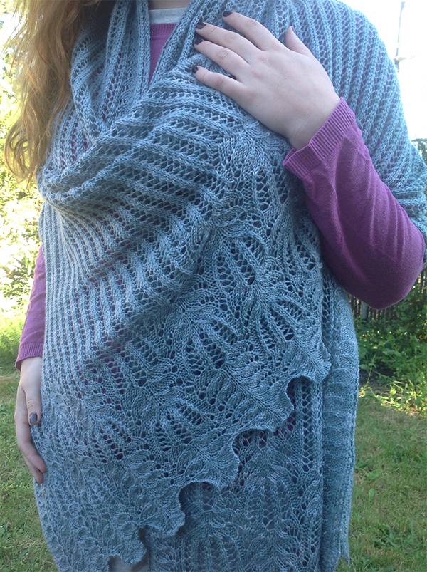 Knitting Pattern for Pachelbel Shawl