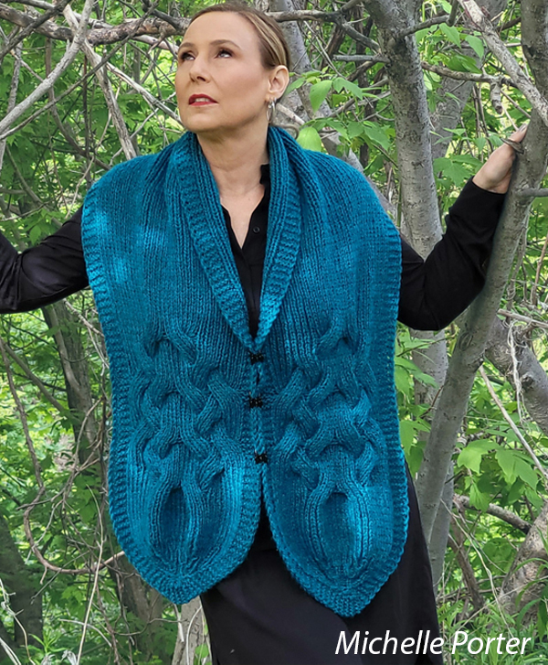 Palindrome Shawl or Scarf Free Knitting Pattern