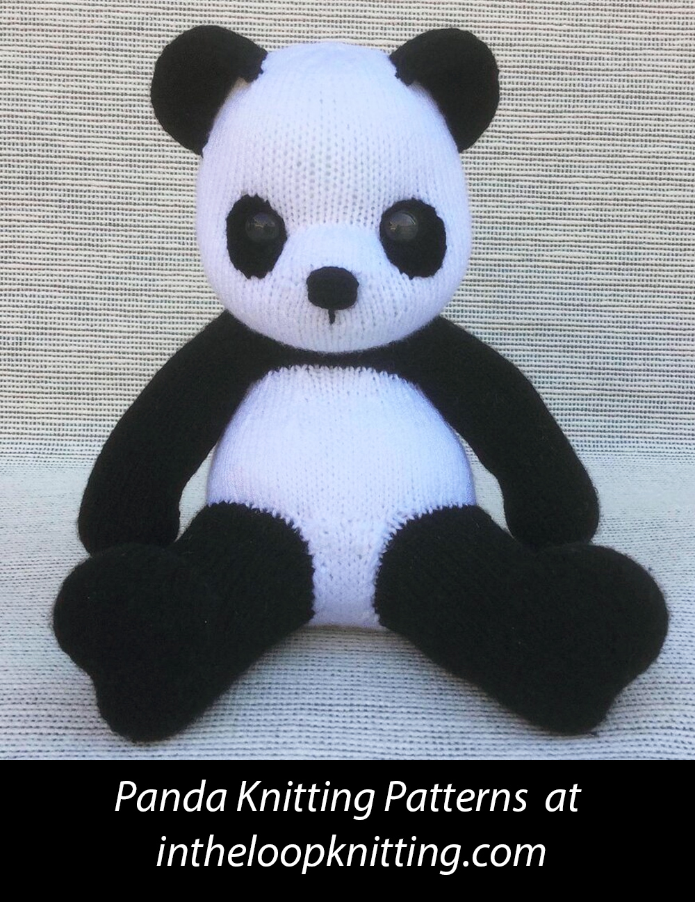 Baby Panda Knitting Pattern