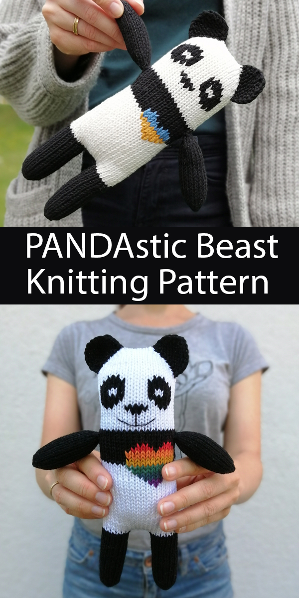 Free Panda Knitting Pattern PANDAstic Beast