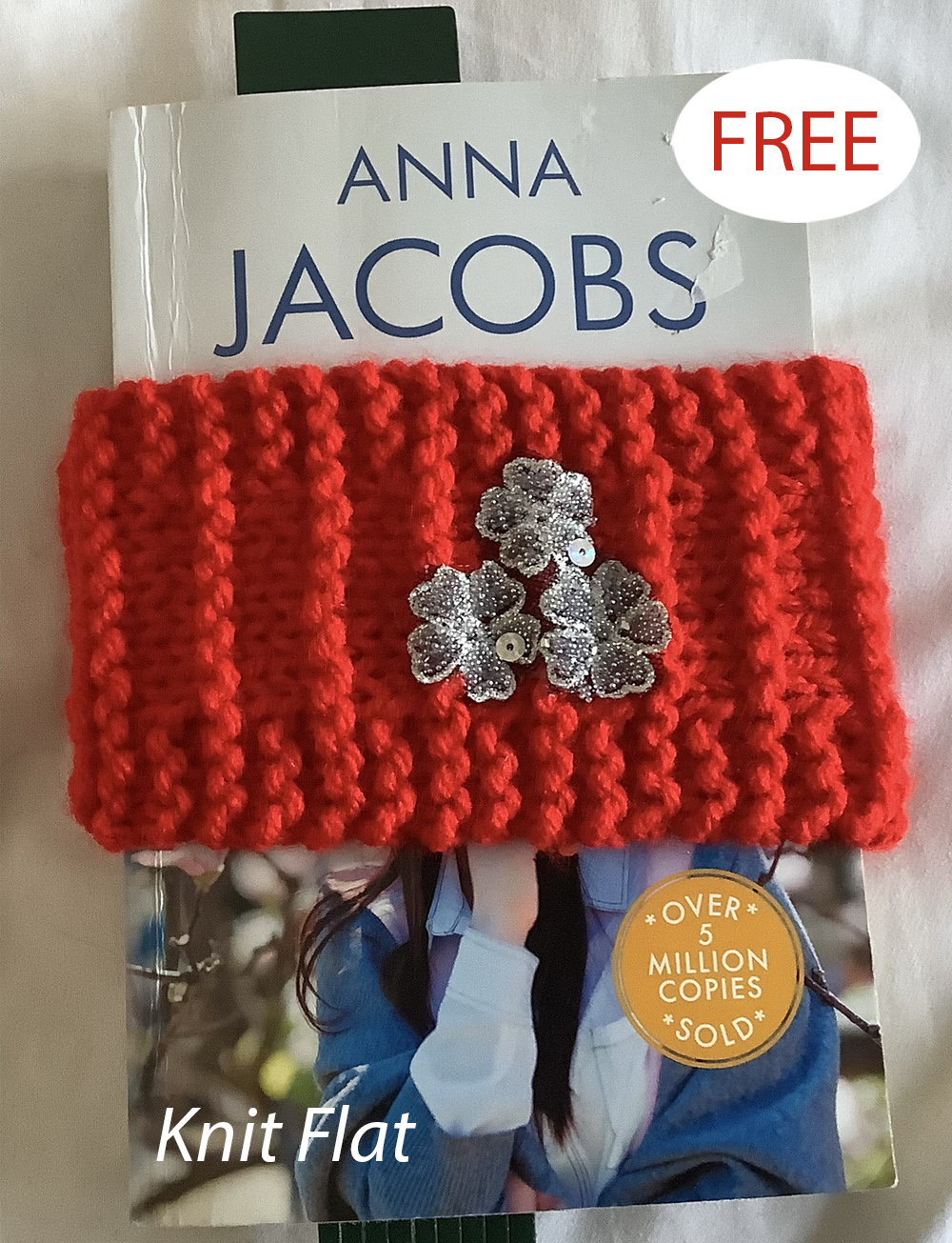 Free Knitting Pattern Paperback Book Wrap