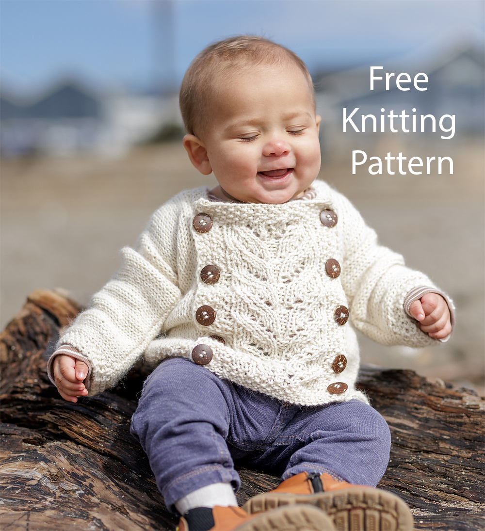 Baby Paperwhite Cardi Knitting Pattern 
