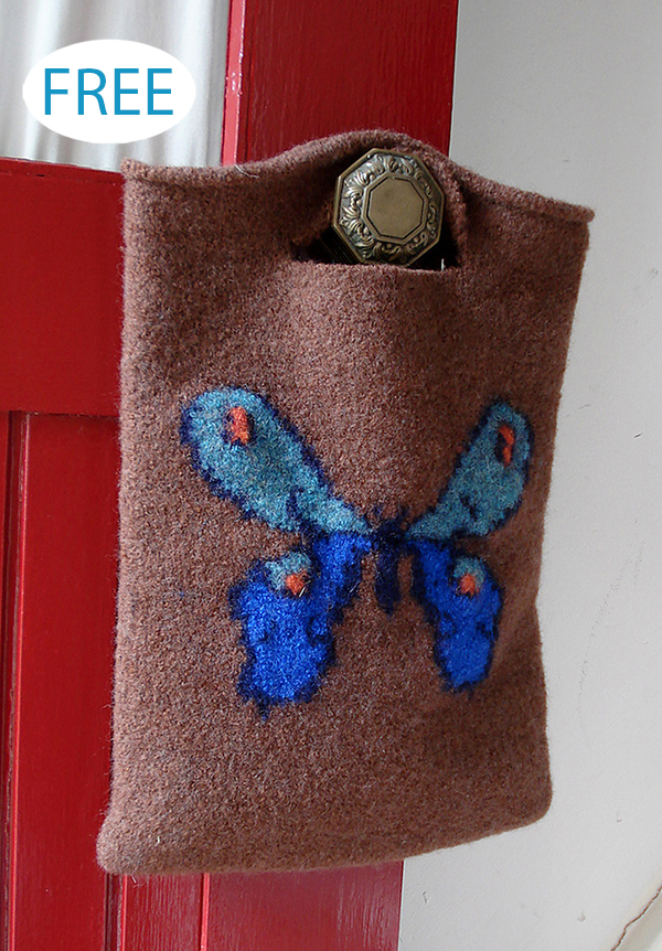 Free Papillon Bag Knitting Pattern