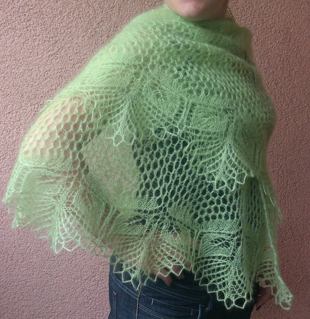 Papyrifera Shawl Free Knitting Pattern 