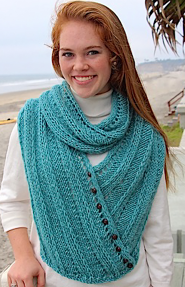 Free Parallelity Shawl Knitting Pattern