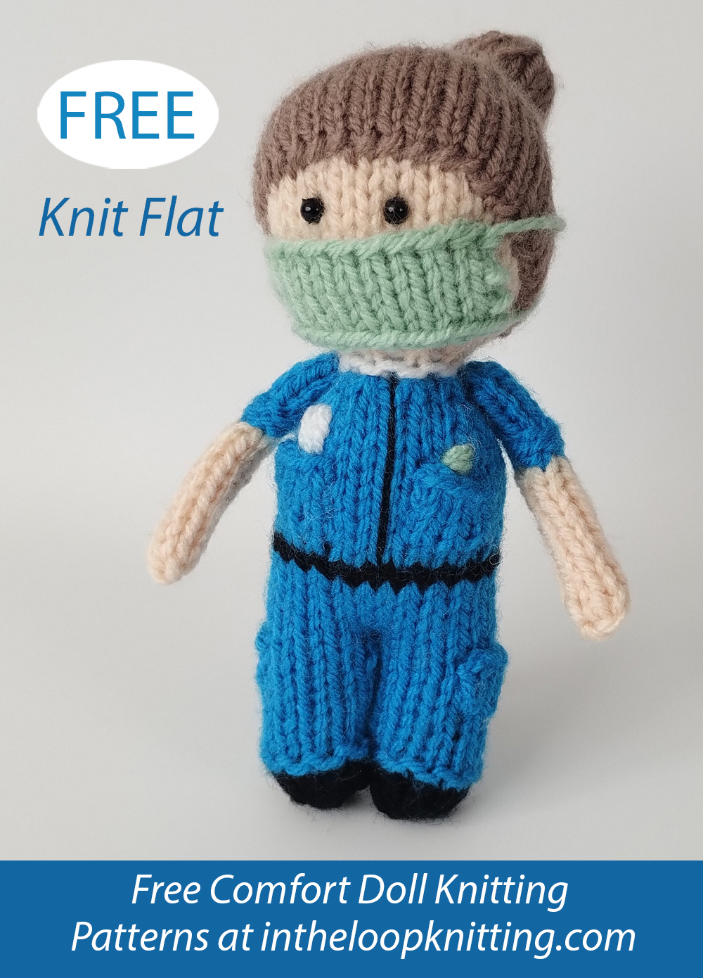 Free Paramedic Doll Knitting Pattern Comfort Dolls