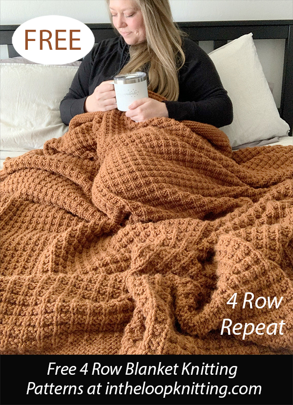 The Parker Throw Free Knitting Pattern