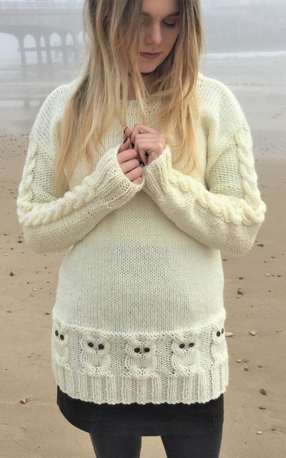 Parliament of Owls Jumper Knitting Pattern 