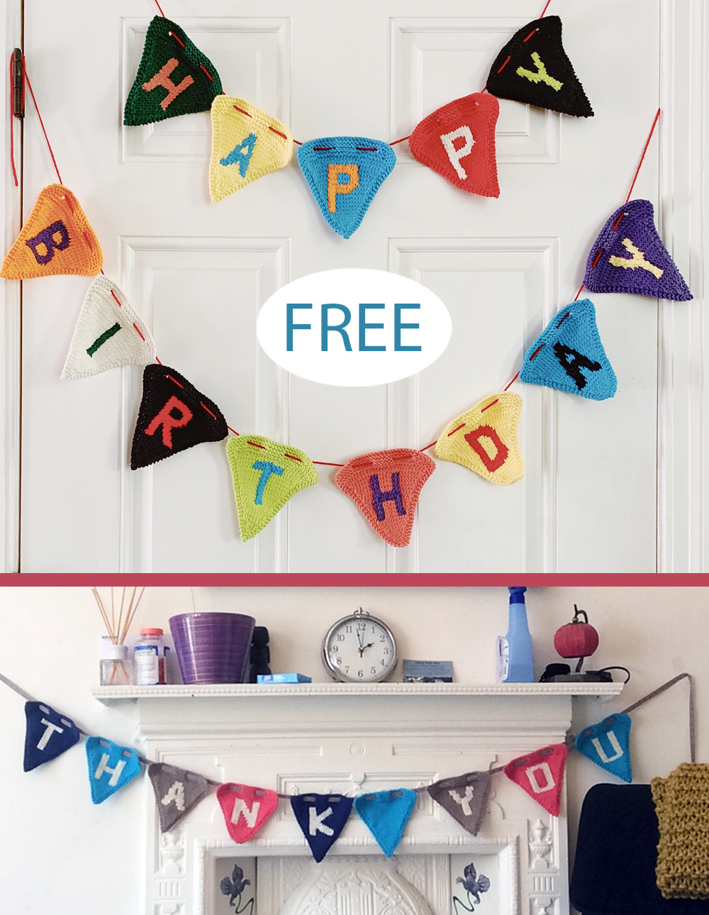 Free Party Bunting Knitting Pattern