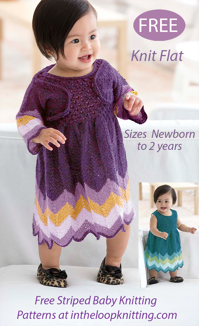 Free Baby Party Dress And Shrug Knitting Pattern