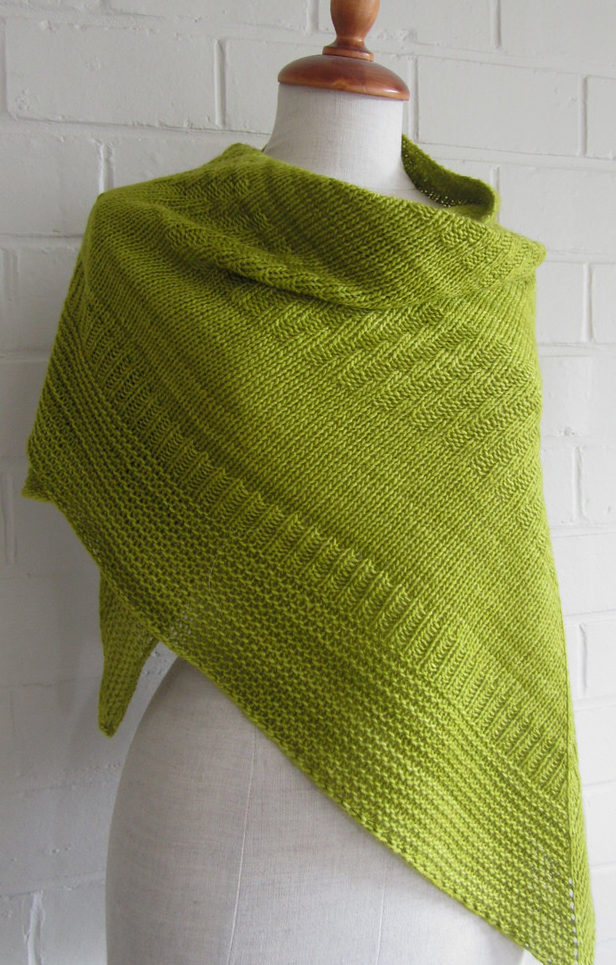 Free Knitting Pattern for Passe-partout Shawl