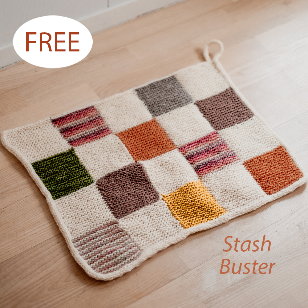 Free Knitting Pattern Patchwork Sitting Pad