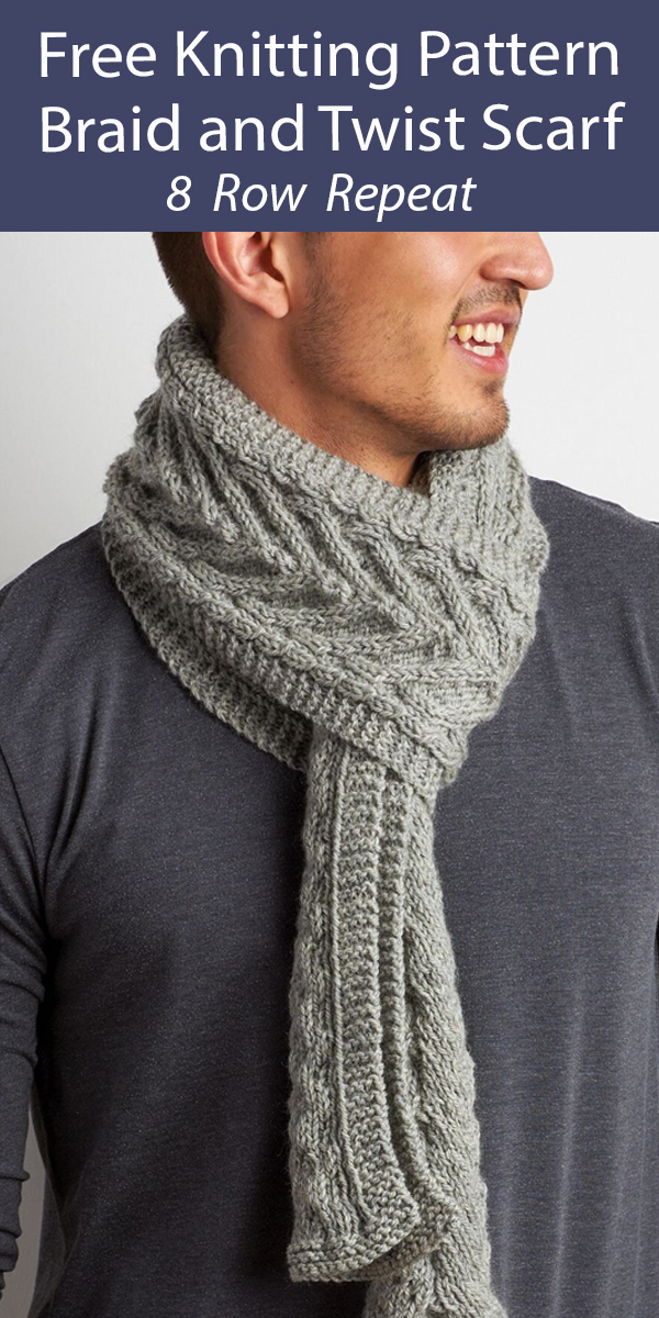 Wool gray scarf Women knit scarf Cable scarf
