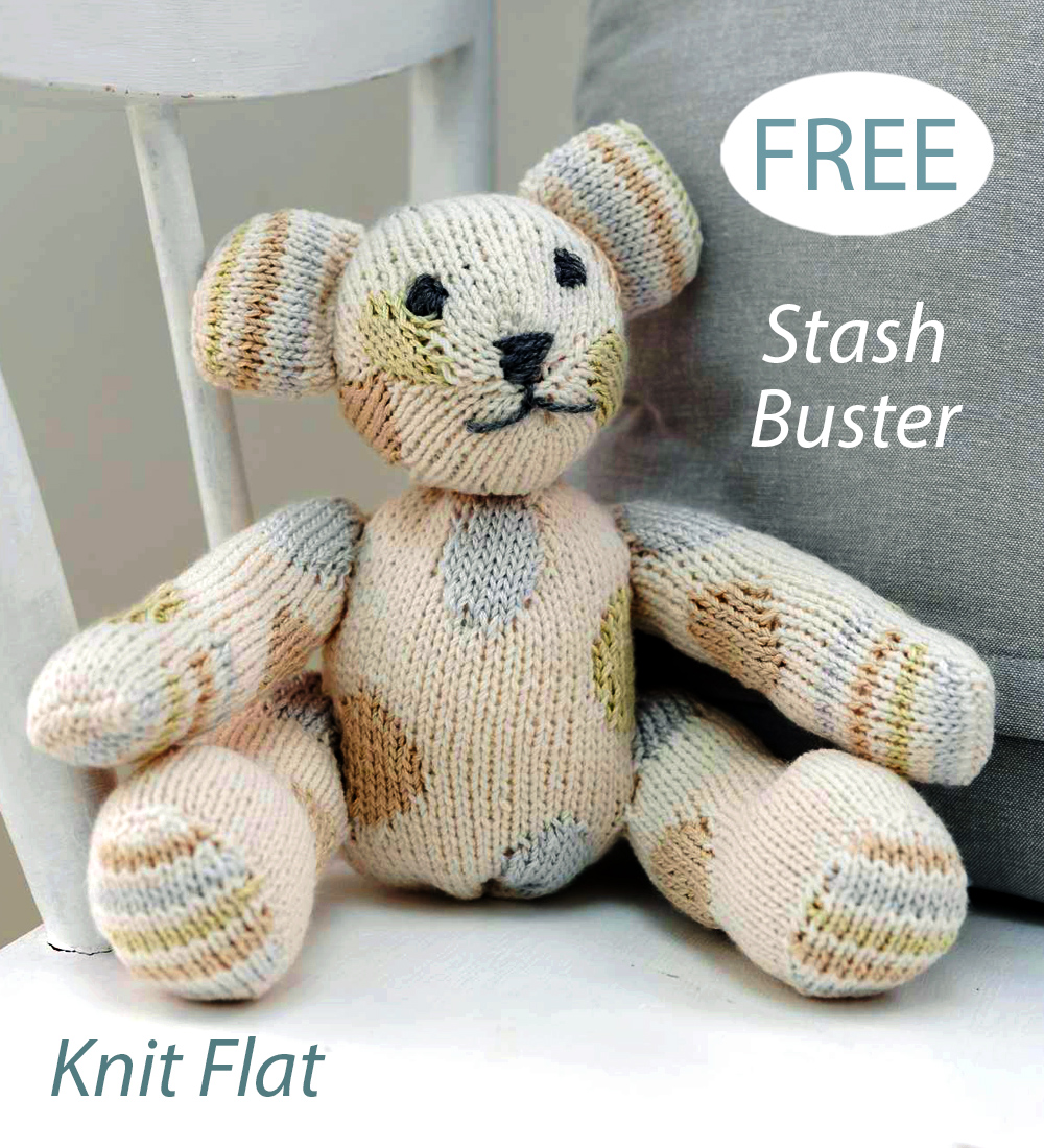 Teddy Bear Knitting Patterns Patterned Teddy Bear