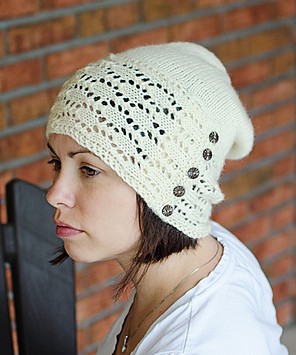 Knitting Pattern for Peach Street Slouchy Beanie Hat
