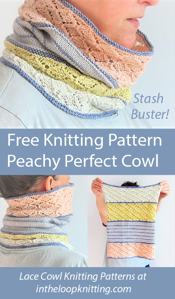 Free Stash Buster Knitting Pattern Peachy Perfect Cowl