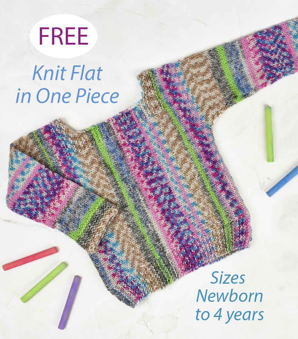 Free One-Piece Peekaboo Pullover Sweater Knitting Pattern 