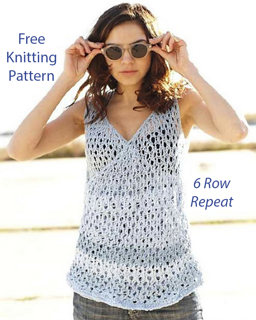 Free Knitting Pattern Peephole Openwork