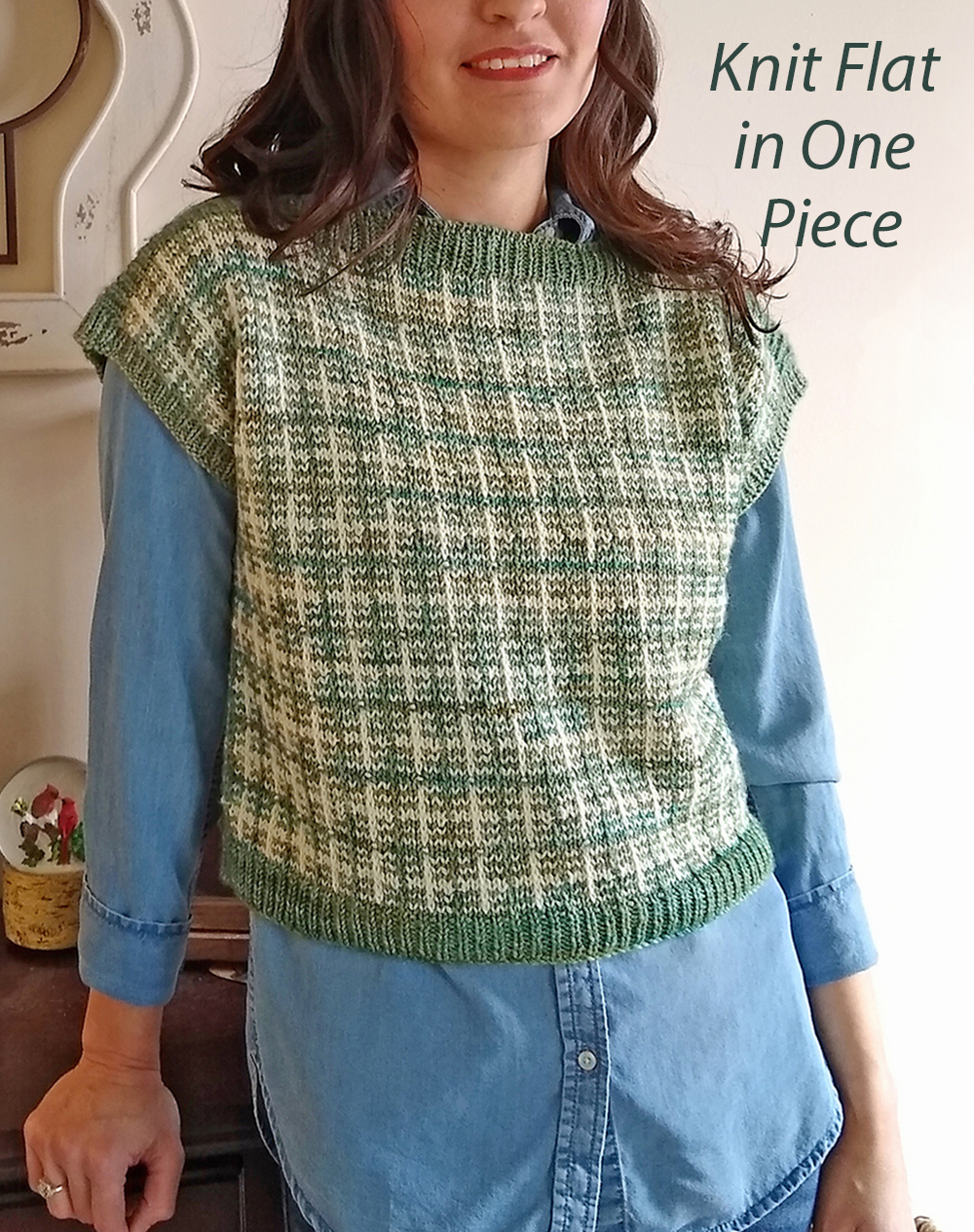 Free Knitting Pattern Peerie Plaid Vest