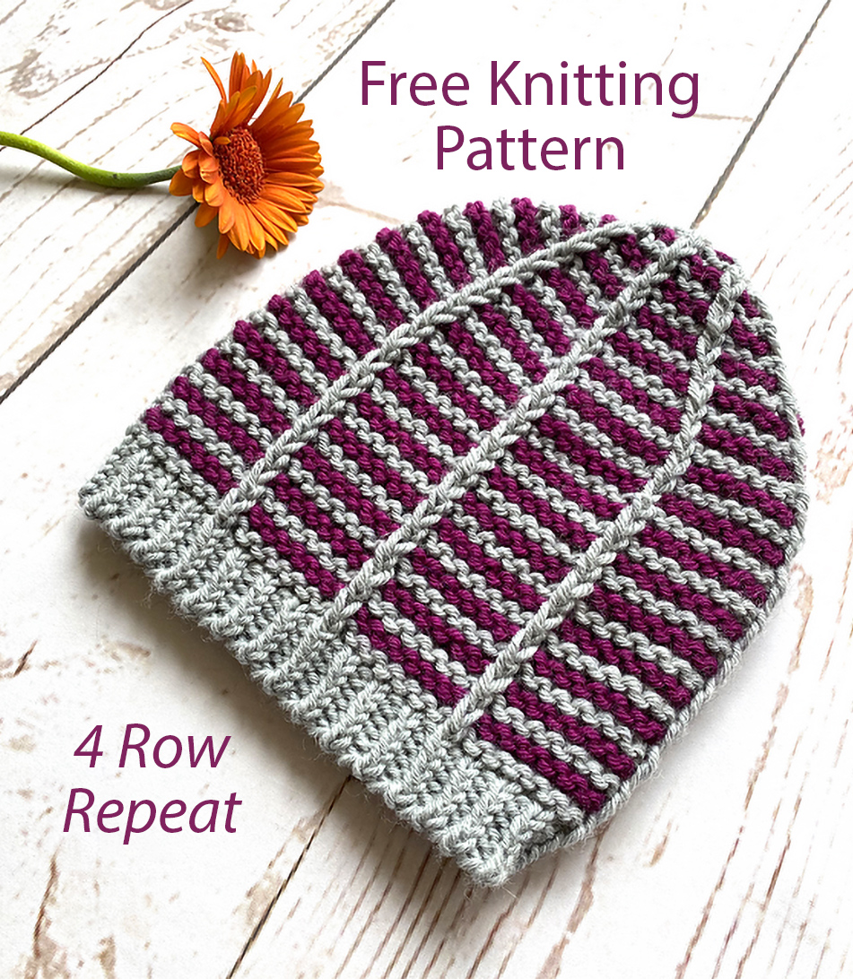 Free Knitting Pattern 4 Row Peggotty Hat