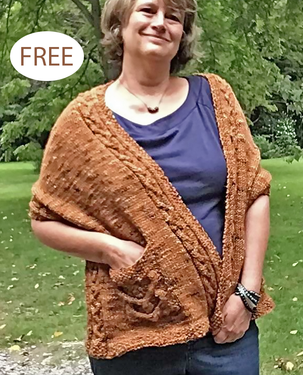 Free Peggy’s Pocket Prayer Shawl Knitting Pattern