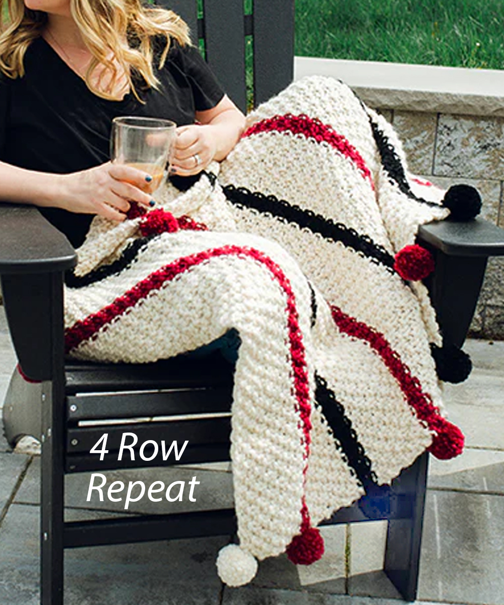 Free Knitting Pattern Pellont Afghan