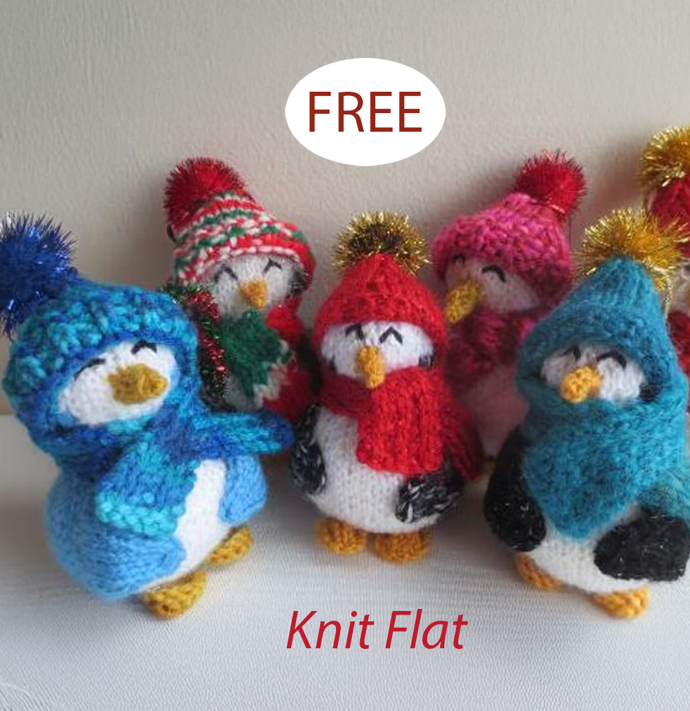 Free Penguin Christmas Ornament Knitting Pattern